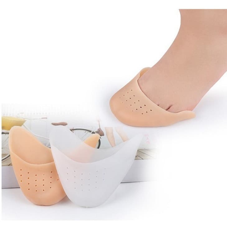 1 Par Palmilhas Ponteira De Dedos Silicone Gel Protetor Salto Sapato Alivio De Dor Cuidados Pés