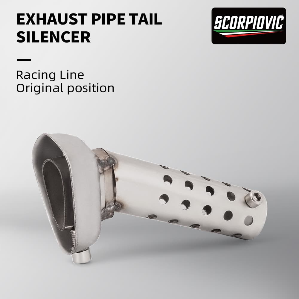 51MM Universal Frente Mid End Catalisador DB Assassino Para Motocicleta Silenciador De Escape Ruído Eliminador Som