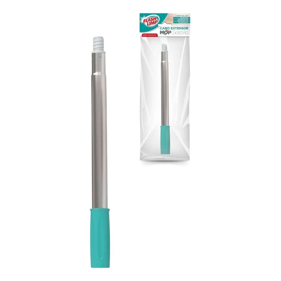 Cabo Extensor 28cm Para Mop Giratorio Inox Flash Limp RMOP0733