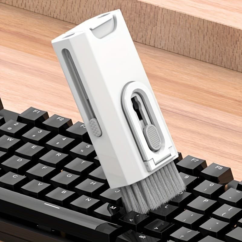kit de escova de limpeza de teclado 8 em 1 multifuncional portátil para computador/fone de ouvido/ferramentas
