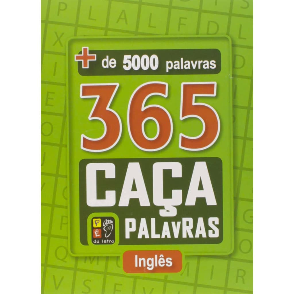 365 Caça-Palavras - Inglês + De 5000 Palavras - Livro Físico