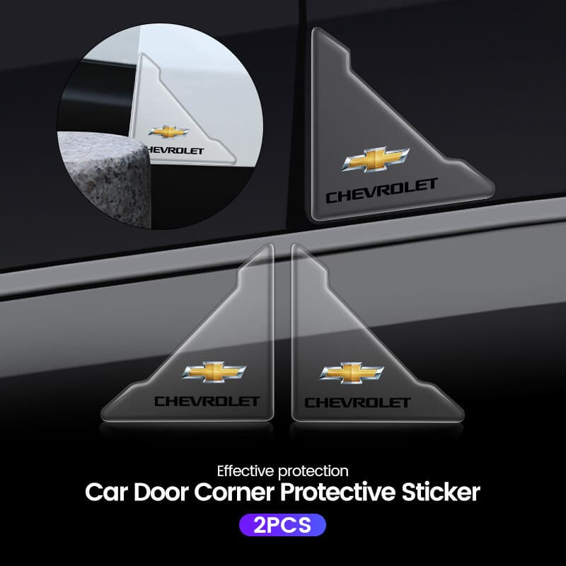 2/4Pcs Canto Da Porta Do Carro Transparente Cobertura Pára-Choques Anti-Riscos Para Chevrolet Colorado Cruze Spark Captiva Aveo