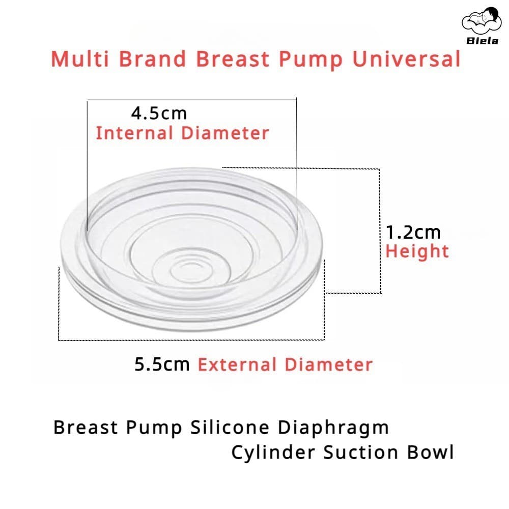 [Novo] Acessório De Substituição Da Bomba De Peito De Silicone Para Diafragma Cilindro De Sucção Tigela Macia Alimentos De Múltiplas Marcas universal