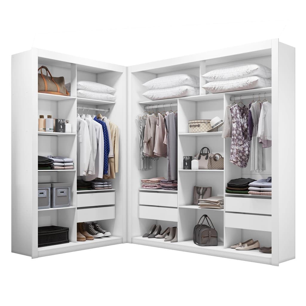 Closet Modulado 6 gavetas 100% MDF Amoudi Móveis