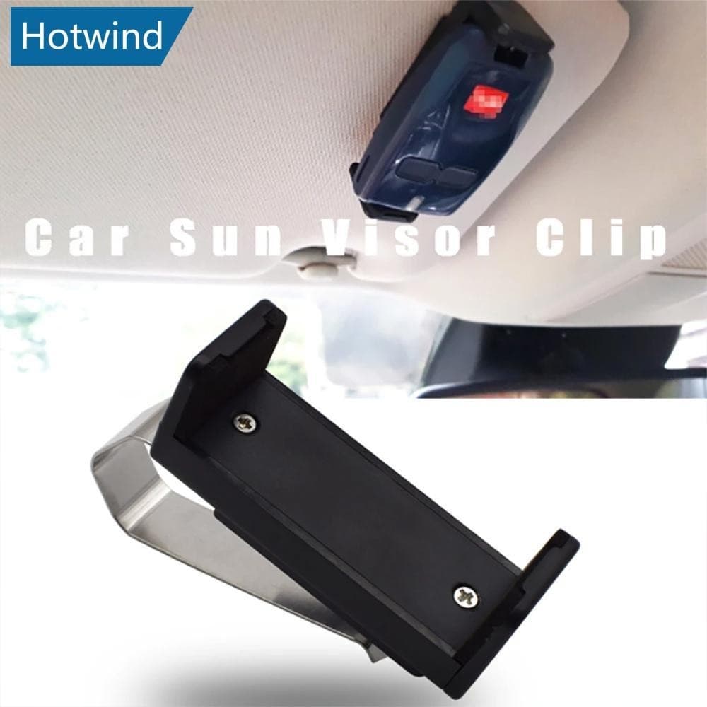 HW Carro Sun Visor Clip Holder Gate Porta-Chaves Remoto Abridor De Instalação Rápida 45-67mm Para Controle De Garagem S7U4