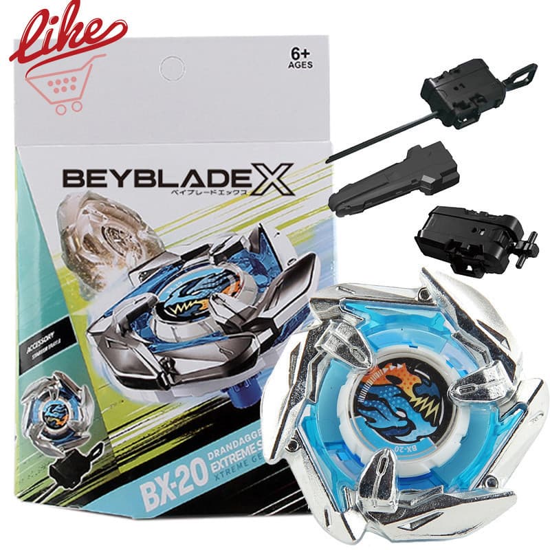 BX-20 Dran Dagger Xtreme Metal Spinning Tops Com Conjunto De Lançador Brinquedos Giratório Para Crianças