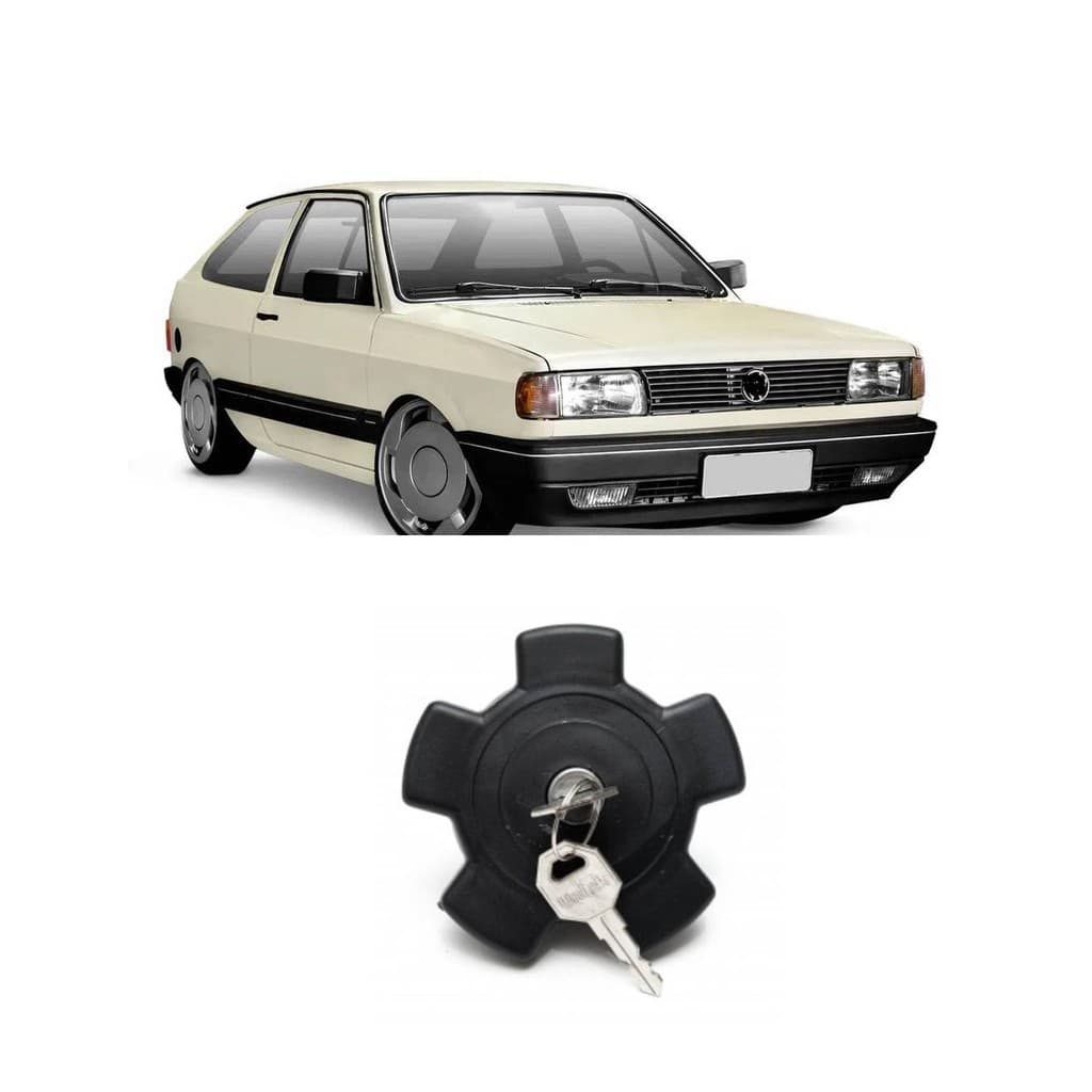 Tampa do Tanque de Combustivel Com Chave Volkswagen Kombi 57 a 13 Gol Voyage 80 a 89 Parati Saveiro 80 a 96 Encaixe