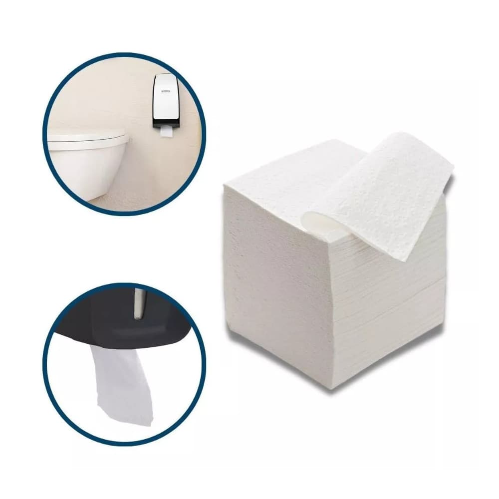 PAPEL HIGIÊNICO INTERFOLHADO FOLHA SIMPLES PCT COM 1000 FLS