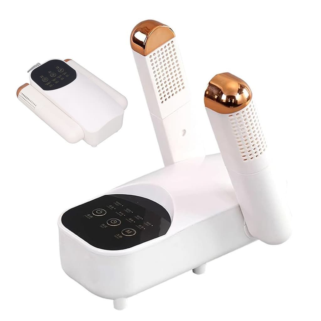 Secador de Tenis Sapato Eletrico Meia Bota Calçado Temporizador Multitemperatura Previne Odor Higienico Limpeza