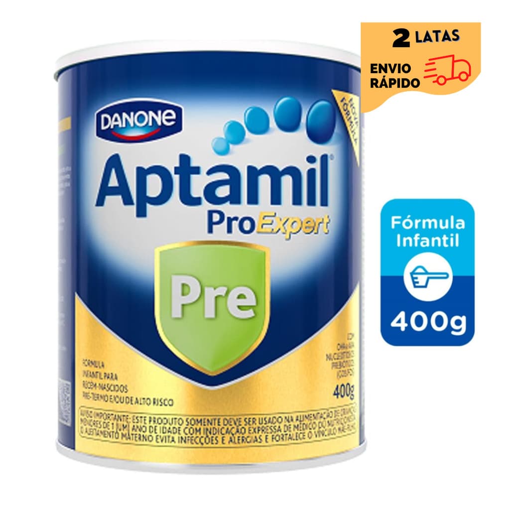 2 Latas - Fórmula Infantil Danone -aptamil Proexpert Pre 400g