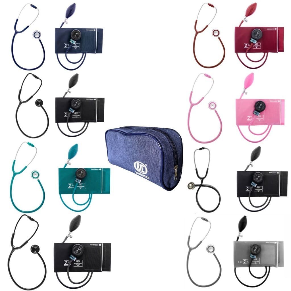 Conjunto Esfigmomanômetro + Estetoscópio Com Garantia BIC