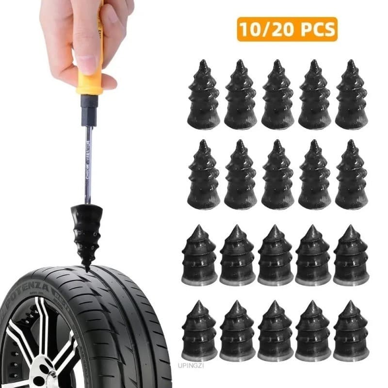 Pregos De Borracha Para Reparo De Pneus A Vácuo De Motocicleta Sem Câmara De Ar Acessórios