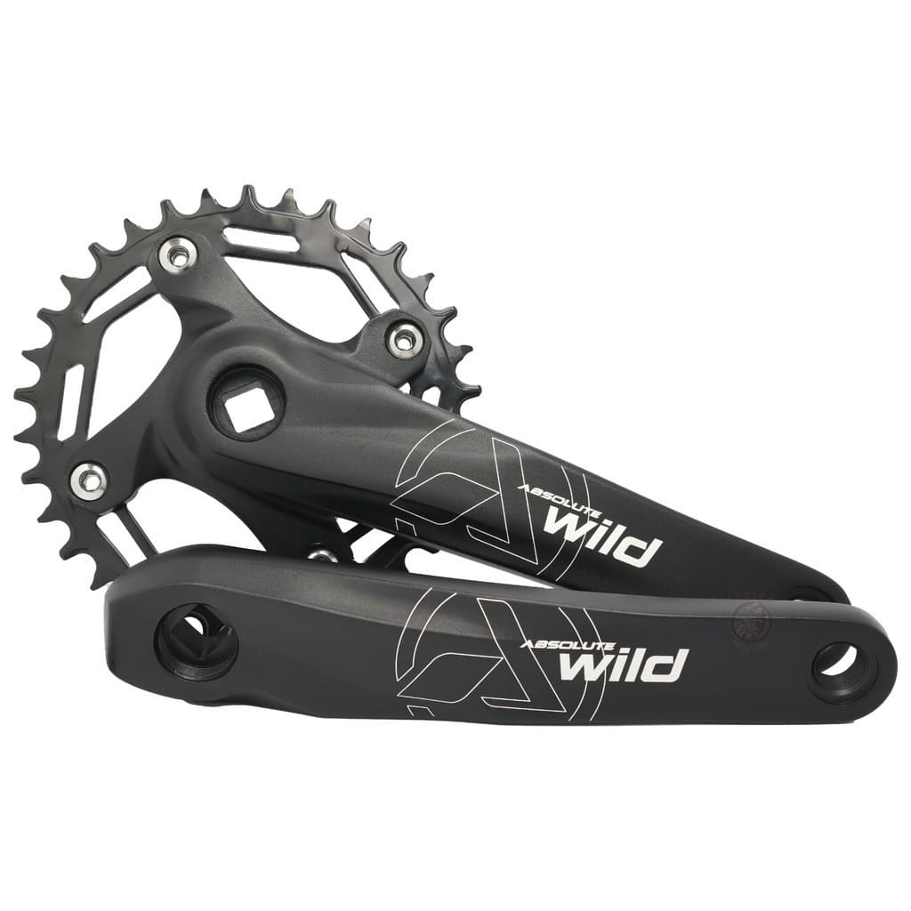 Pedivela Single Absolute Wild Coroa 34d em Aço Braço 175mm 9v 10v 11v 12v Mtb