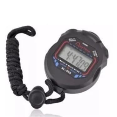 Cronômetro Progressivo De Mão Digital Alarme Hora C/ Corda