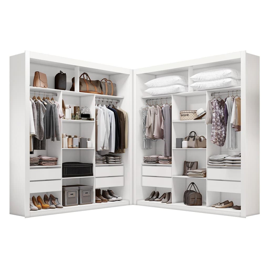 Closet Casal Premium 8 Gavetas 100% MDF Amoudi Móveis