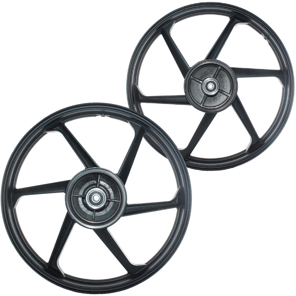 Par rodas alumínio jante liga leve a tambor CG 125 Fan CG125 2009 a 2018 rolamentos