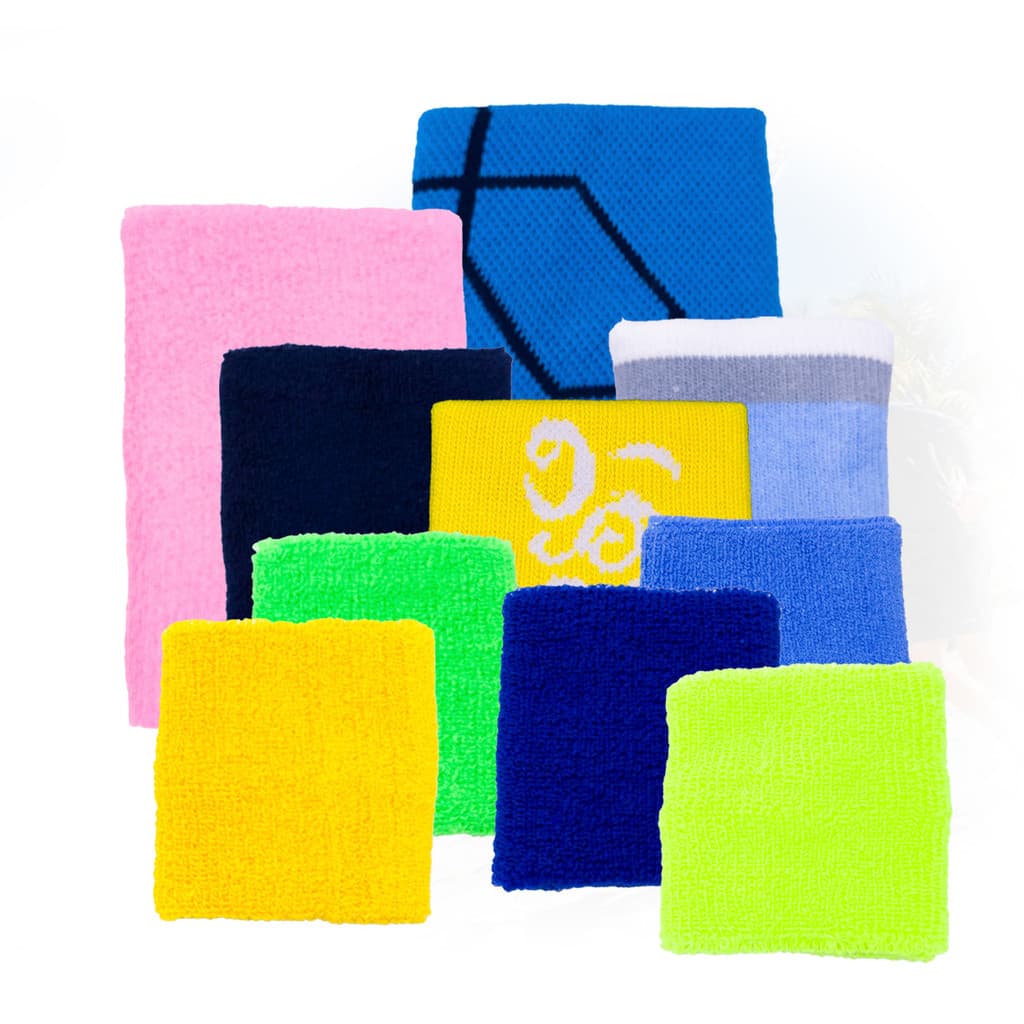 Kit 10 Munhequeiras Esportivas– Absorção de Suor Confortável