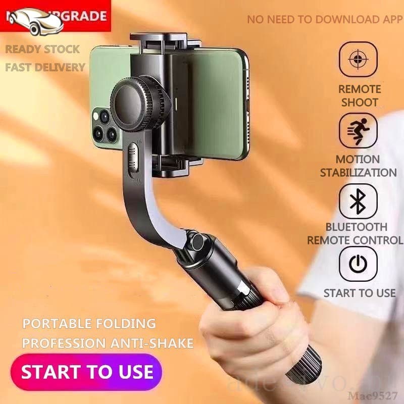 Handheld universal articular estabilizador selfie stick p/ seeguir e anti shake shooting gimbal estabilizado inteligente
