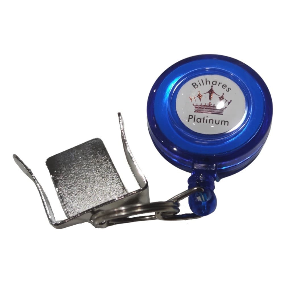 Porta Giz Platinum Modelo Retrátil com Cordinha para Sinuca / Bilhar Ioiô