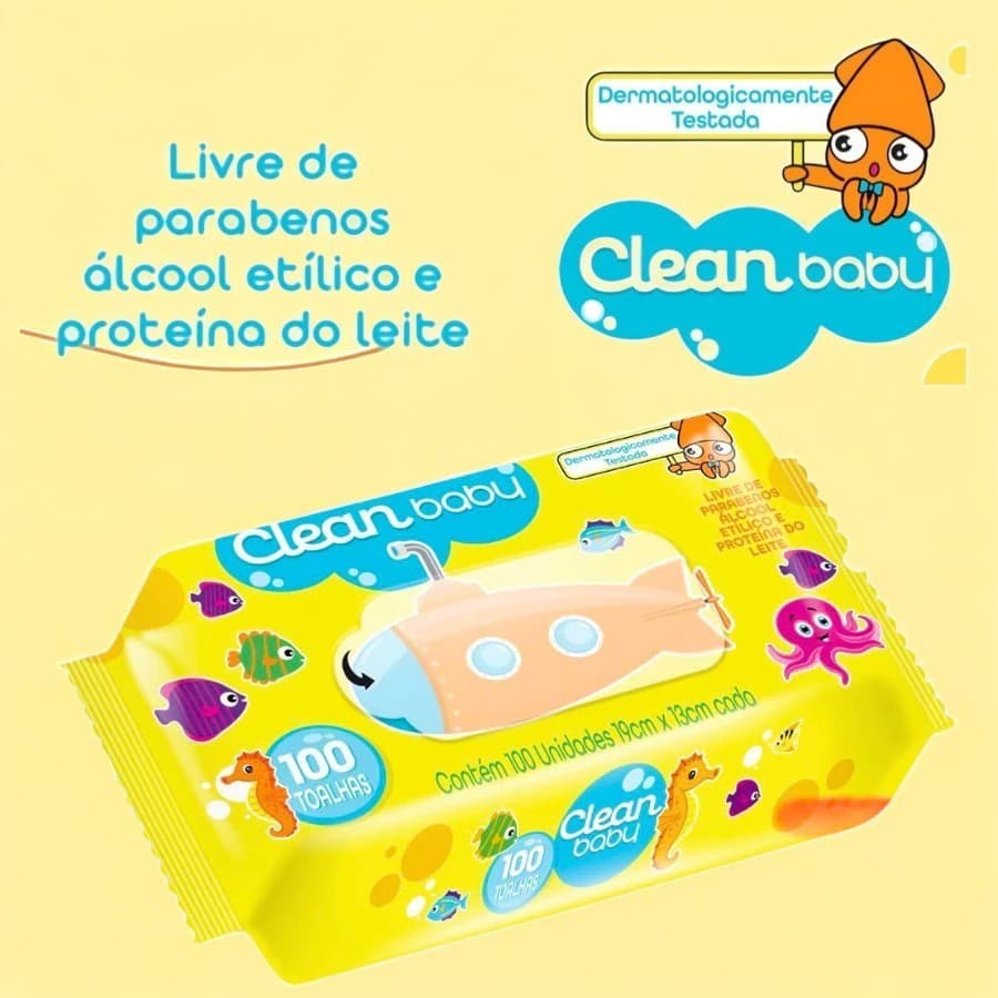 500 Toalhas Umedecidas Lençinho Lenço Bebe Higiene Cuidado e Conforto Multiuso Atacado