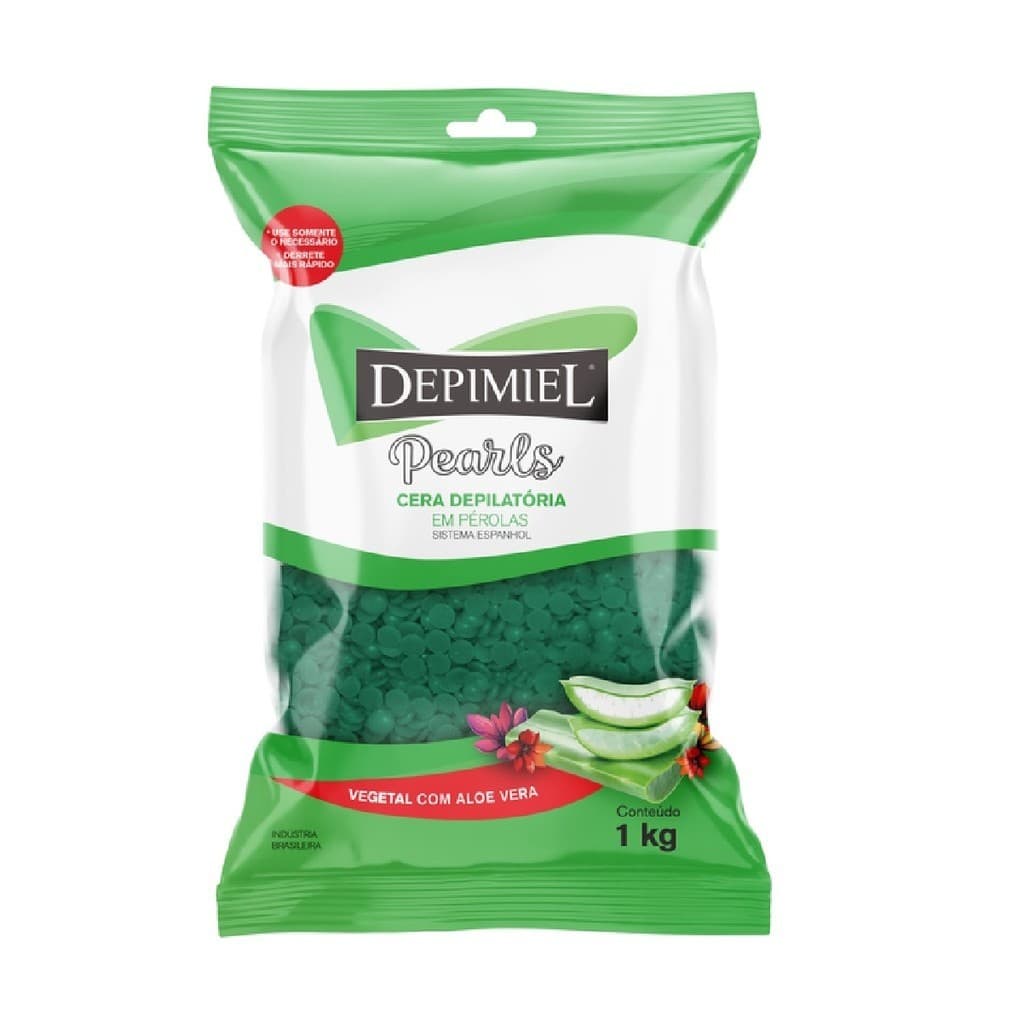 Cera Depimiel Granulada 1Kg Vegetal Aloe Sistema Espanhol