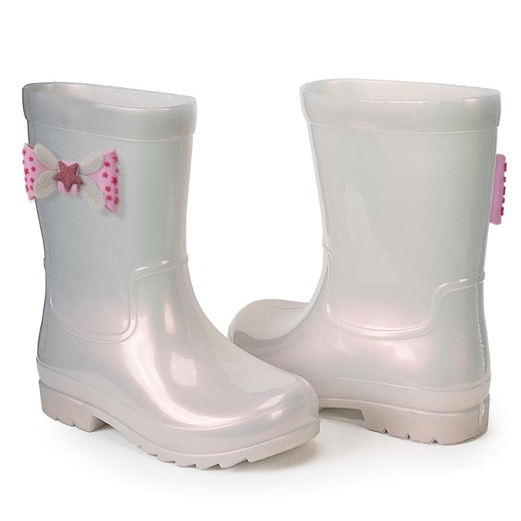 Galocha Infantil Kids Menina Lacinho Macia Laço Delicado Emborrachado Volta as Aulas Escolar Mar&Cor