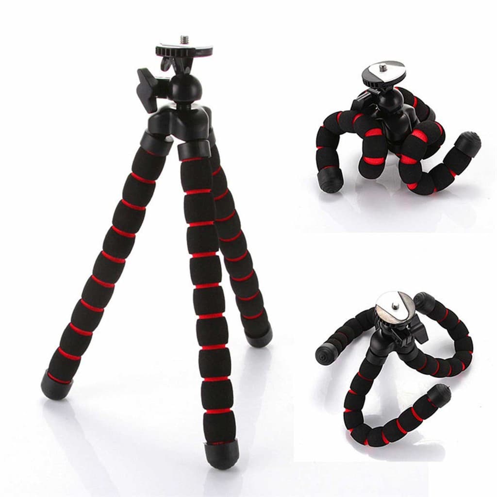 Tripé Flexível Mesa Octopus Gorillapod Esponja Camêras DSLR