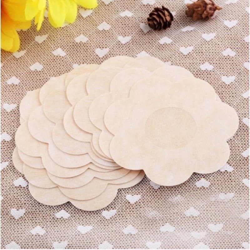 kit 100 Tapa-Seios Invisível Adesivo Protetor com 7,5cm de Diâmetro para Tampar Mamilos/Aureola/5PARElS 2024