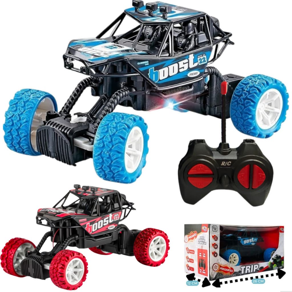 Brinquedo Carrinho Controle Remoto Pickup Jipe Off Road RC Buggy Monster Truck Jeep Baja