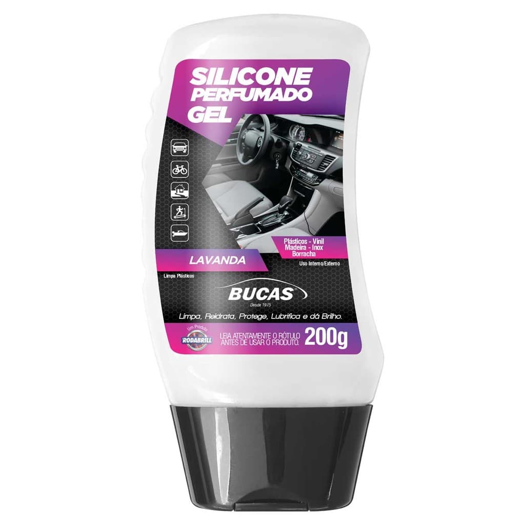 Silicone Perfumado Gel Lavanda Bucas 200g