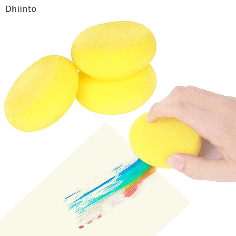 [Dhiint] 10/20 Unidades De Esponja De Cerâmica De Formato Redondo Jogando Espuma Absorvente De Água Escultura Argila Lim
