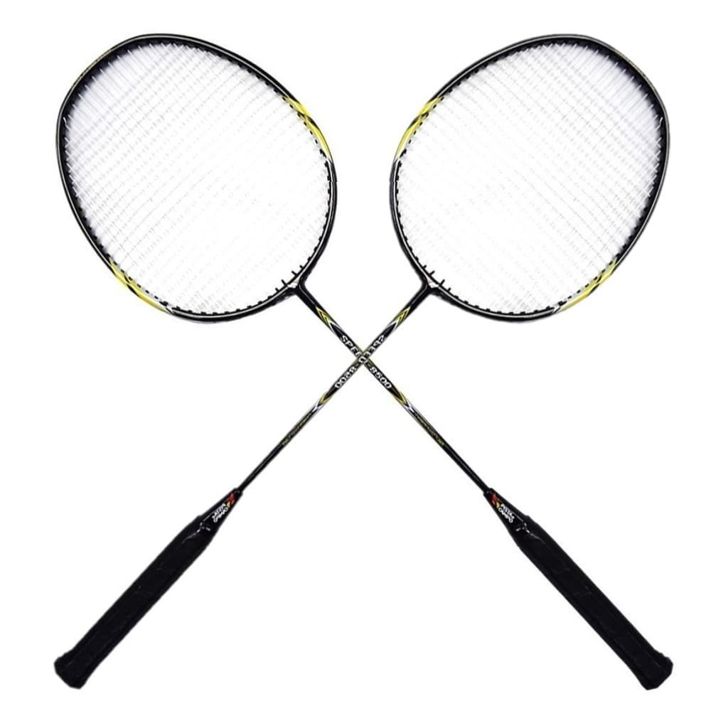 Raquete De Badminton Tênis e Squash Jogue Na Praia Clube Quintal Quadra Par De raquetes LE-6404