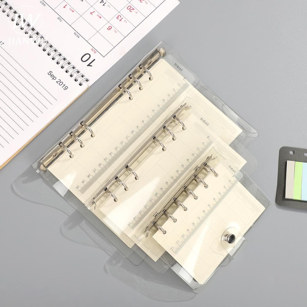 JIANWU A5/A6 Caderno De Papel De Encadernação Substituível Dentro Da Página Folha Solta Núcleo Interno Acessórios De Escritório