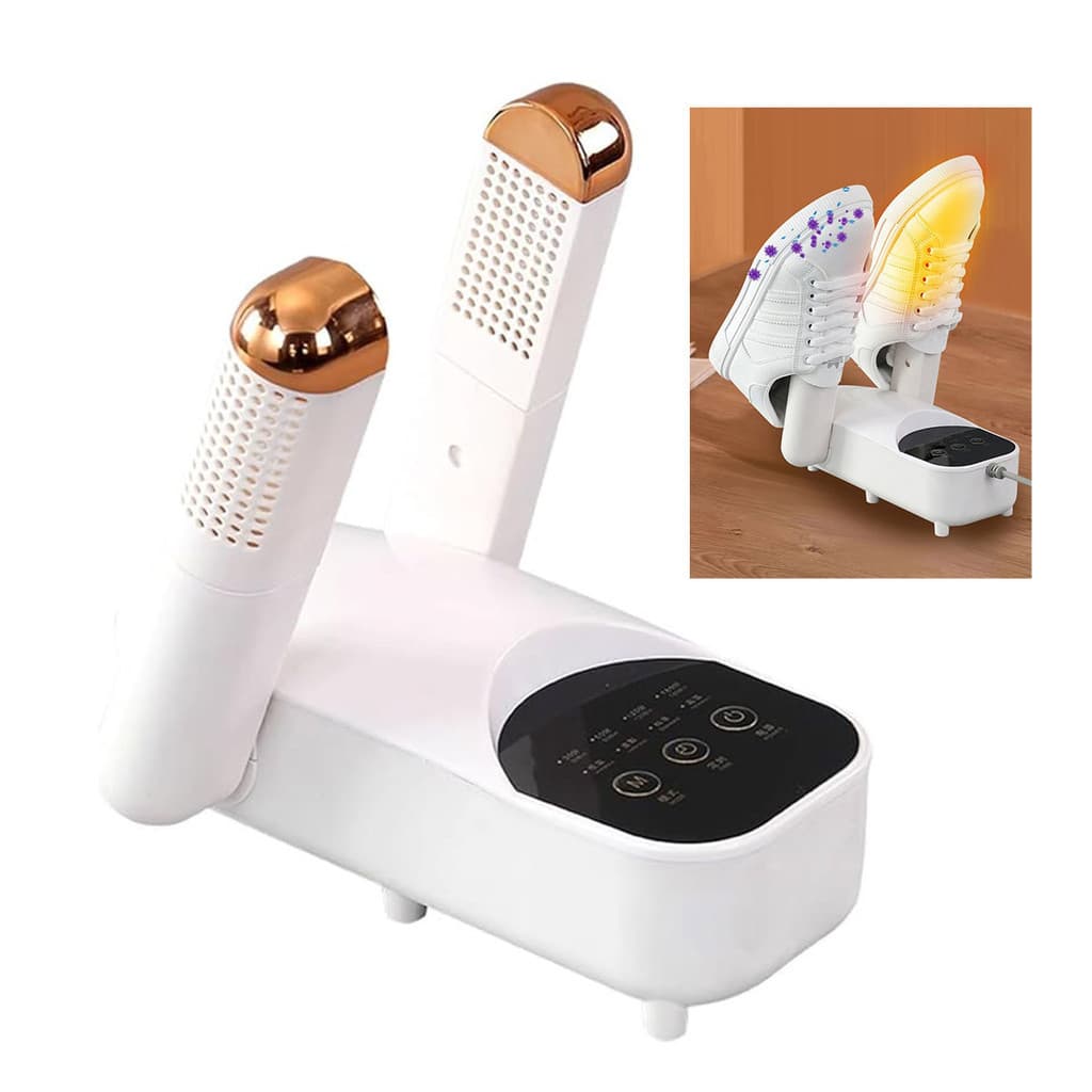Secador de Tenis Sapato Eletrico Calçado Bota  Meia Temporizador Multitemperatura Higiene Previne Odor Limpeza