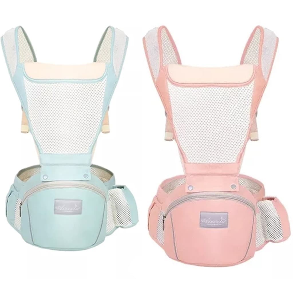 Canguru Ergonômico de Passeio Carregador de Bebê 6 Posições Confort Cool Mucca