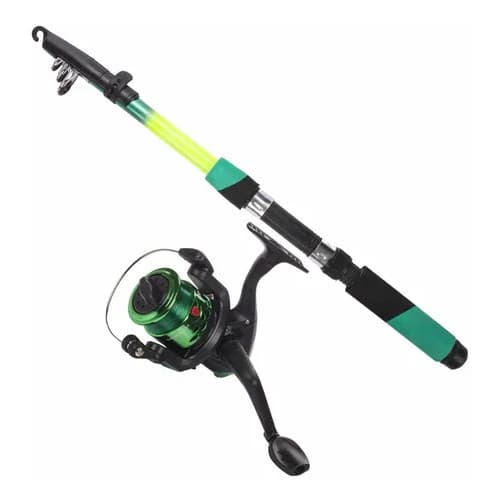 Vara De Pesca 12-20lbs  Com Molinete Linha Barato