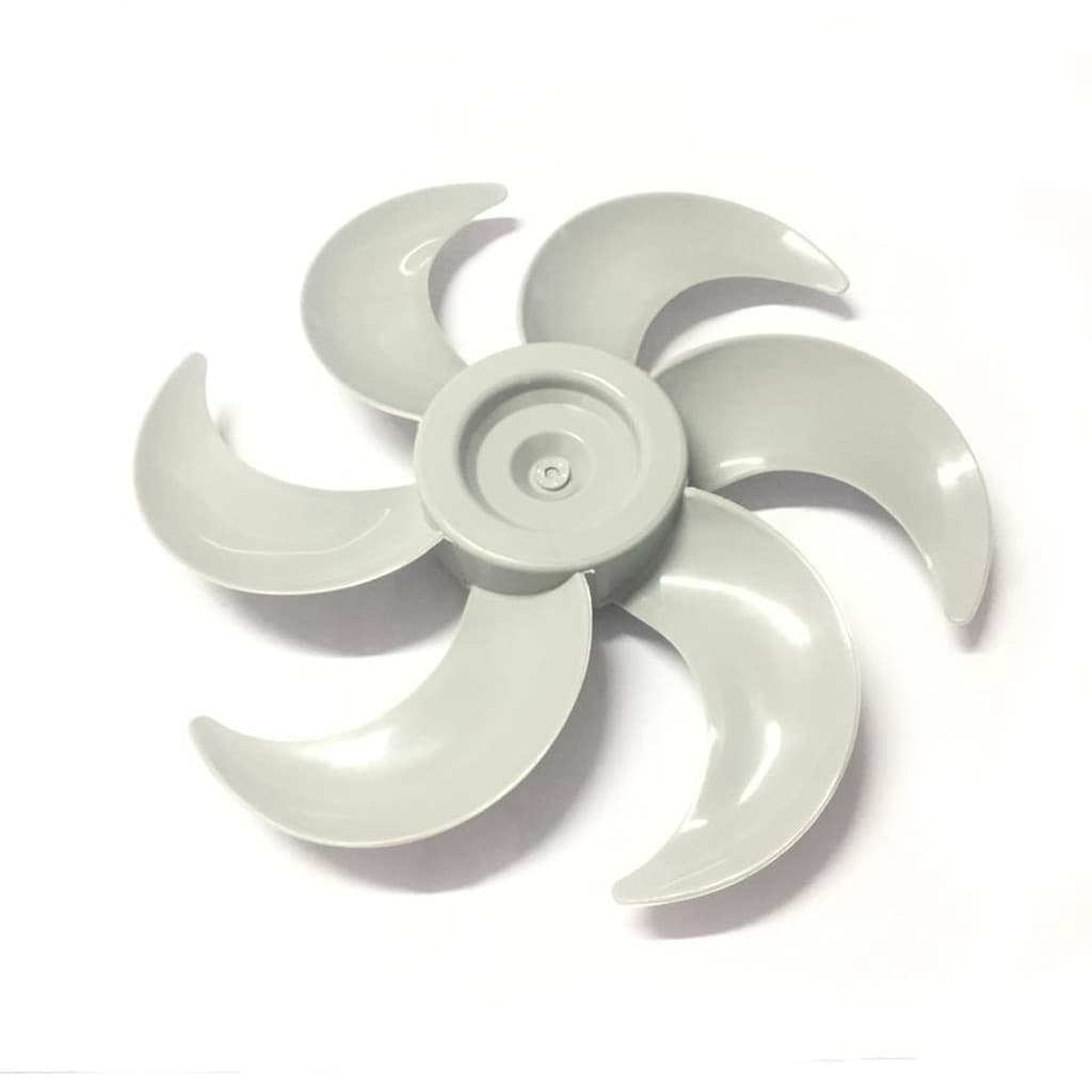 Hélice Ventilador Mallory 40cm 06 Pás Fundo Cinza