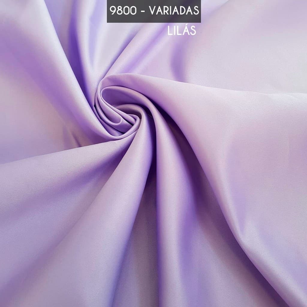 Tecido Cetim Bucol Italiano 100% Poliester Lilás