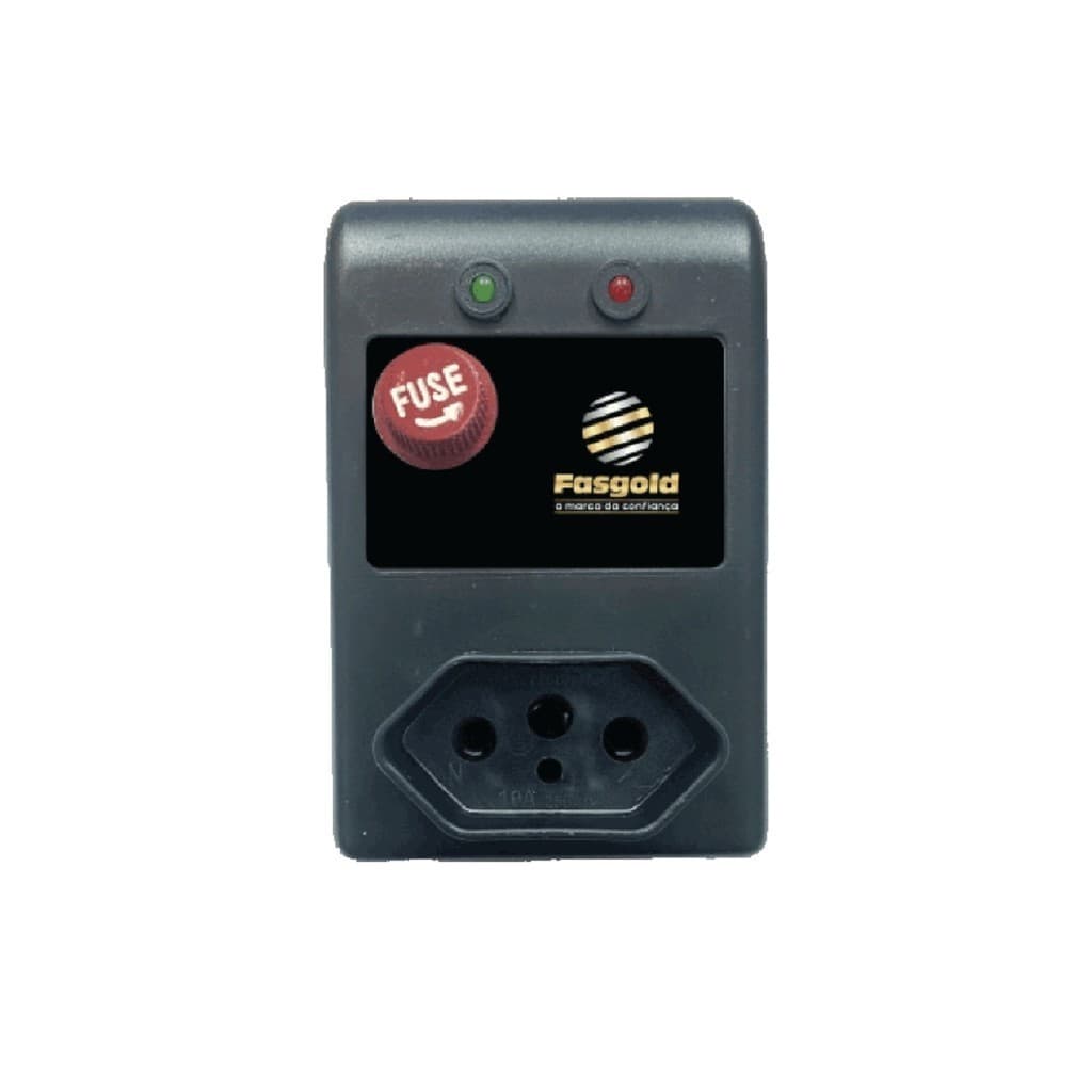 Protetor Eletrônico Tomadas Bivolt reto Energia Contra Raio e Surtos Smart
