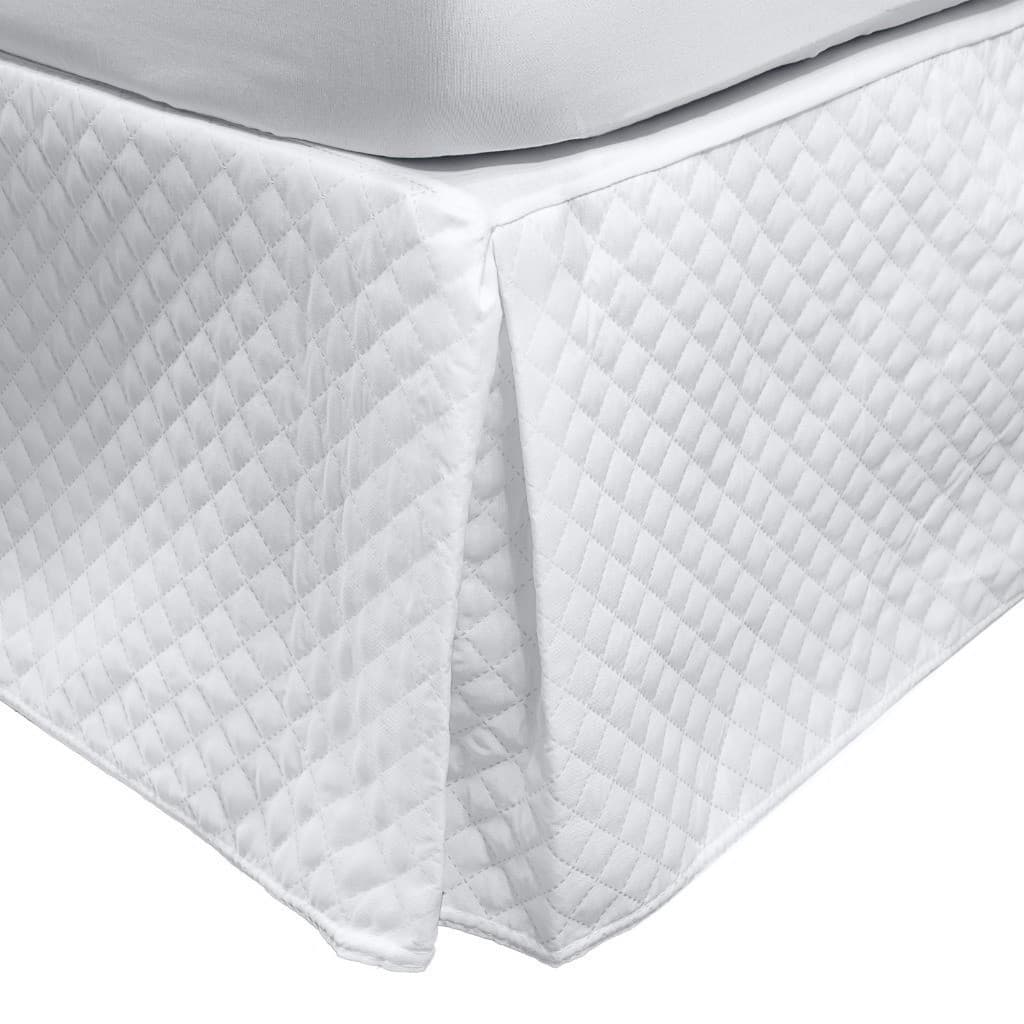 Saia para Cama Box Solteiro Casal Queen King com Tecido Matelado