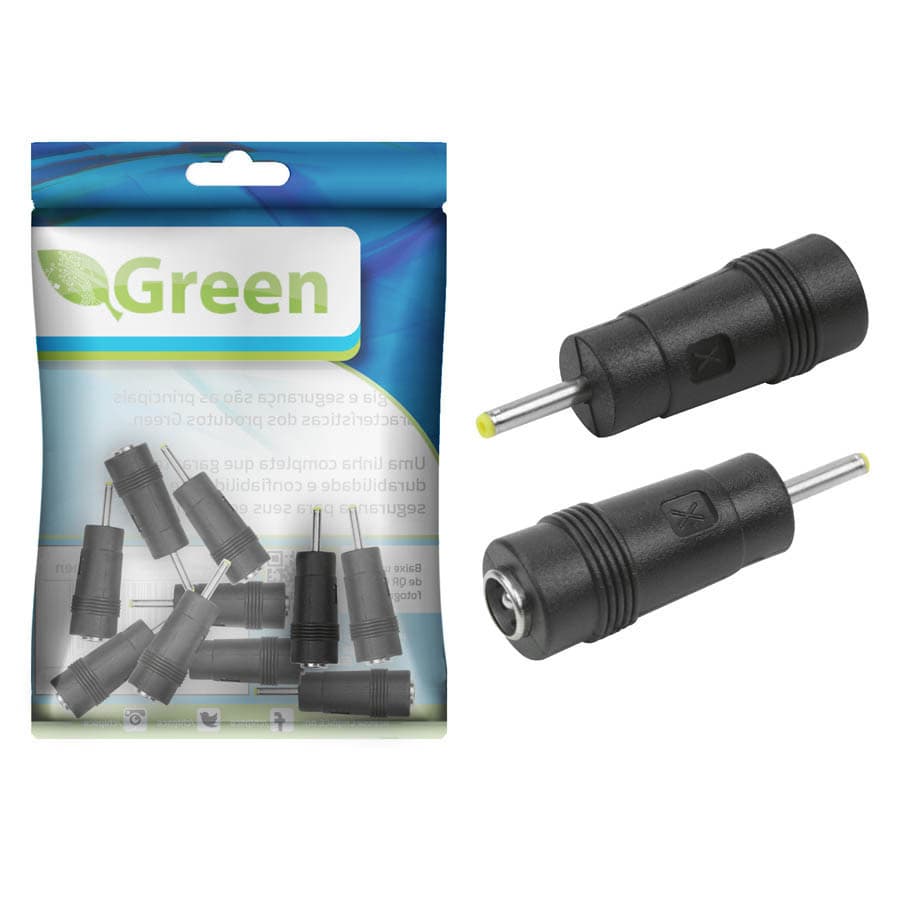 10x Adaptador P4 2.1*5.5mm Fêmea Para 0.7*2.5mm Macho