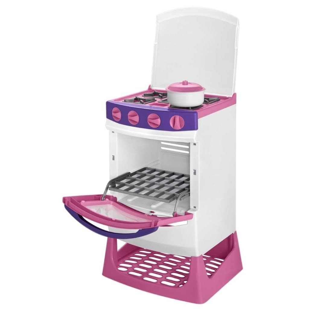 Fogao De Brinquedo Para Meninas Rosa Forno Magico Master Chef Interativo Presente Divertido - Magic Toys