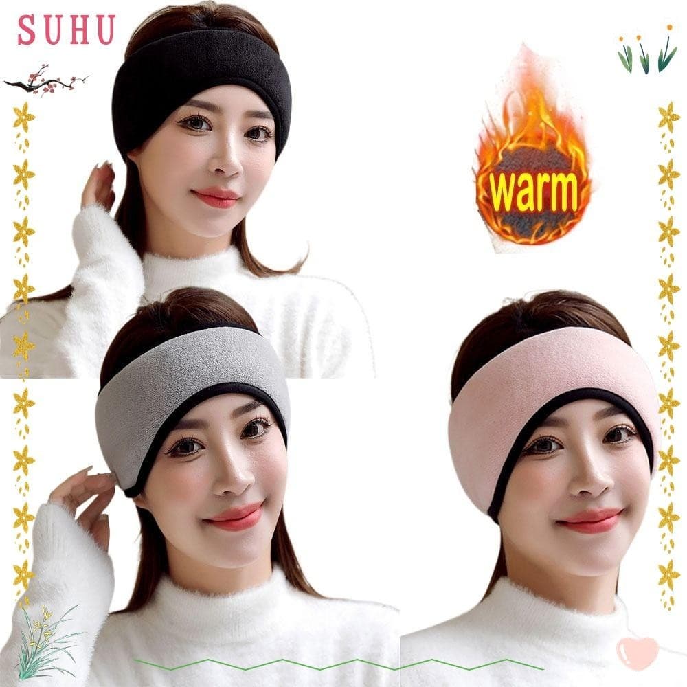 Protetores De Orelha À Prova De Som SUHU , Femininos Vento E Frio , Aquecedor Para Faixa De Cabeça