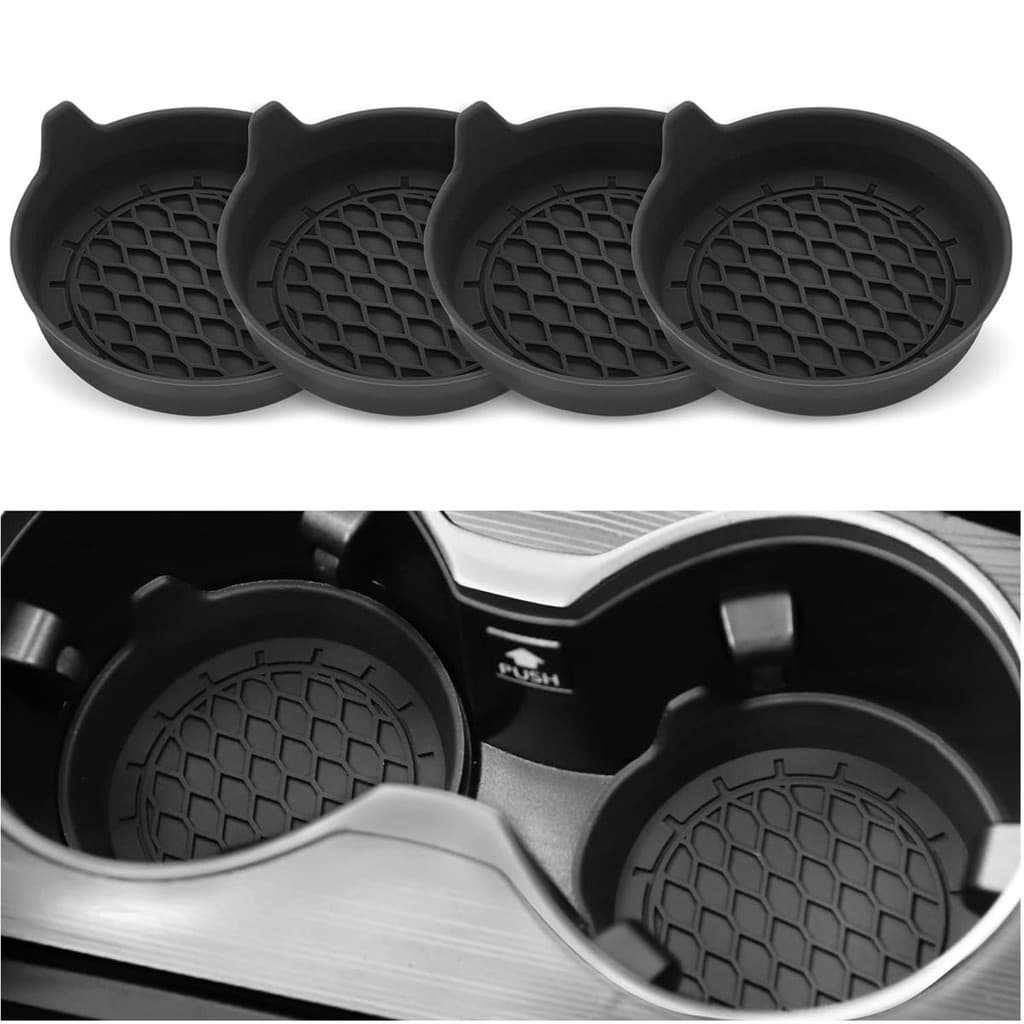 Porta-Copos Para Carro , Inserção De Silicone , Antiderrapantes Universais , Interior De Acessórios Conjuntos Internos F