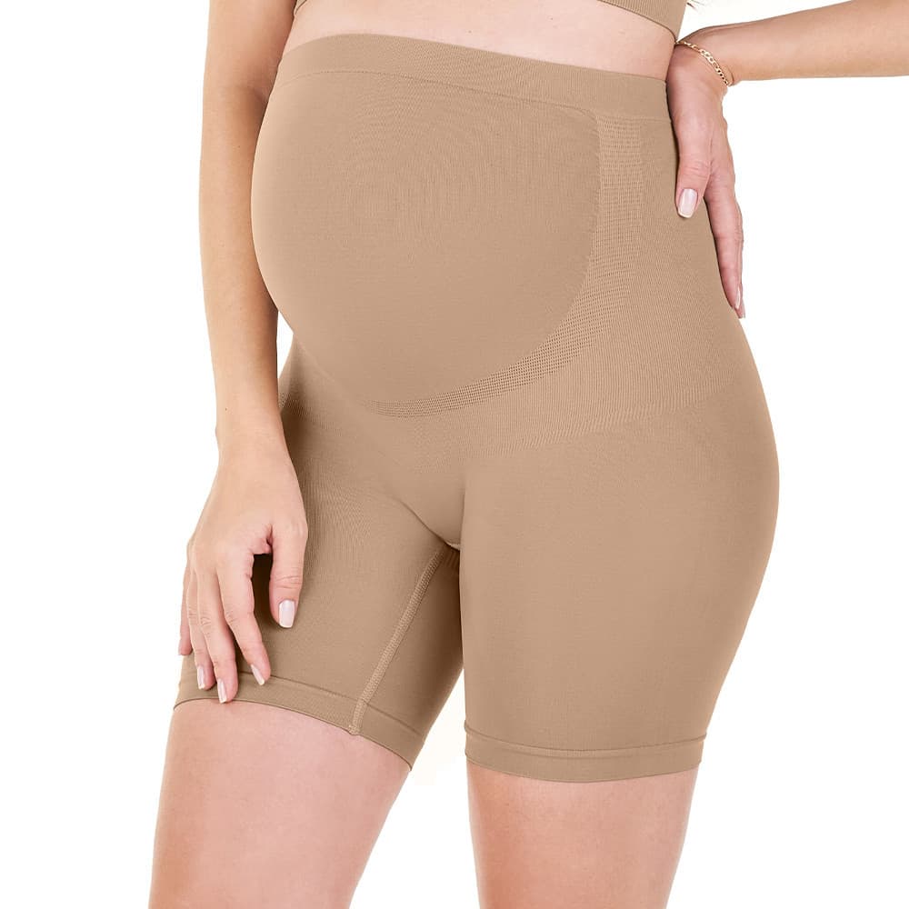 Bermuda Maternidade Gestante sem costura Microfribra  Zee Rucci