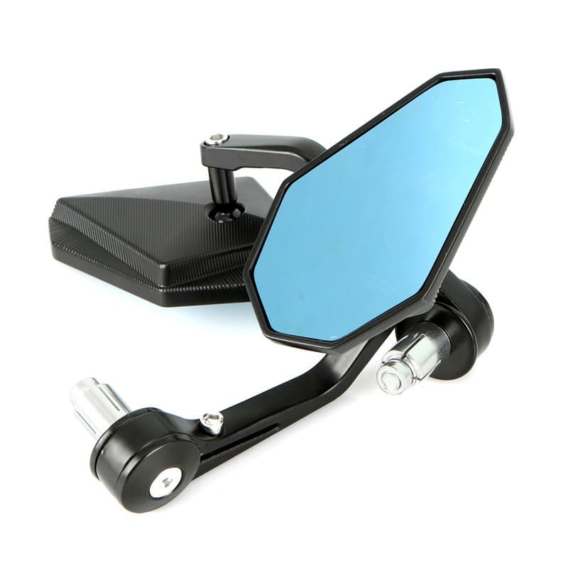 Universal Motocicleta Espelhos Retrovisores Lidar Com Barra Final Espelho Retrovisor Para Yamaha MT07 FZ07 FZ09 MT09 MT-