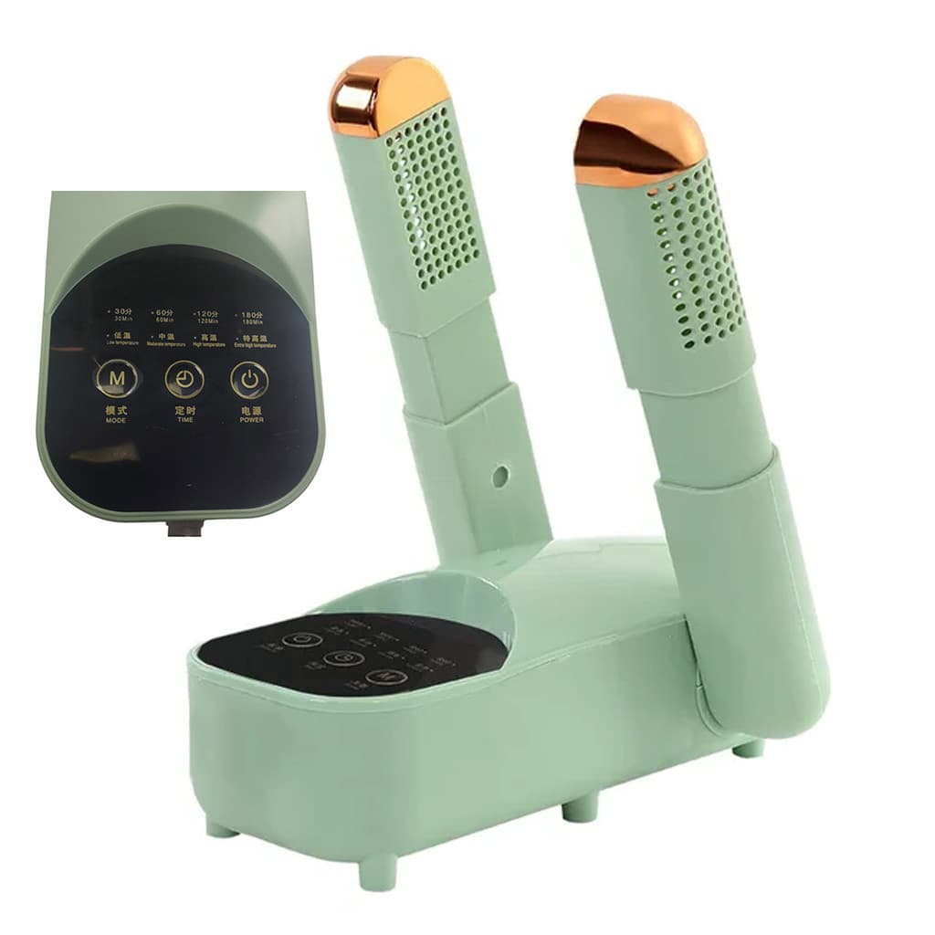 Secador de Tenis Sapato Aparelho Eletrico Meia Calçado Bota Multitemperatura Temporizador Previne Odor Higiene Limpeza