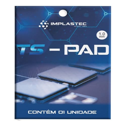 Thermal Pad Ts-pad 100mm X 100mm X 1mm Alto Desempenho Cor A