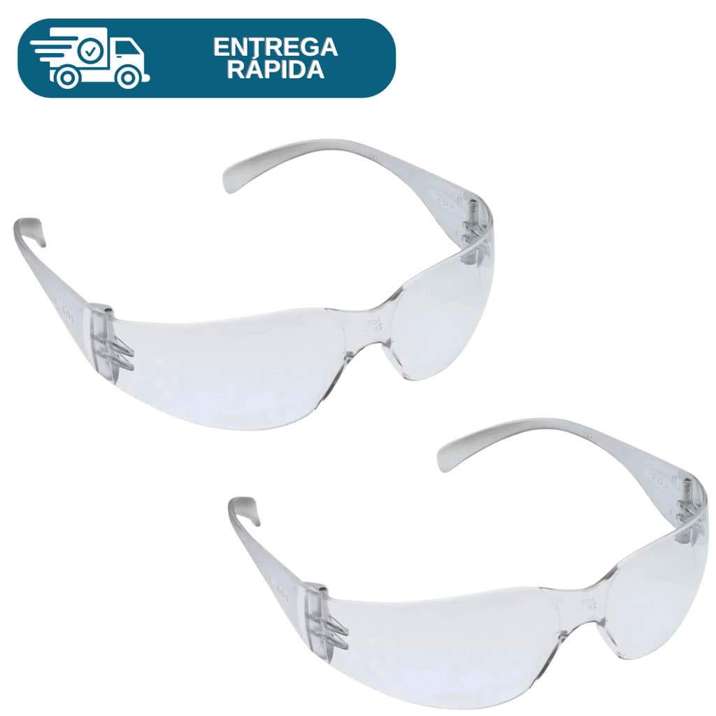 Kit 2 Oculos De Proteção Summer Tipo Leopardo Delta Plus Aguia Epi Laboratórios Obras Indústrias