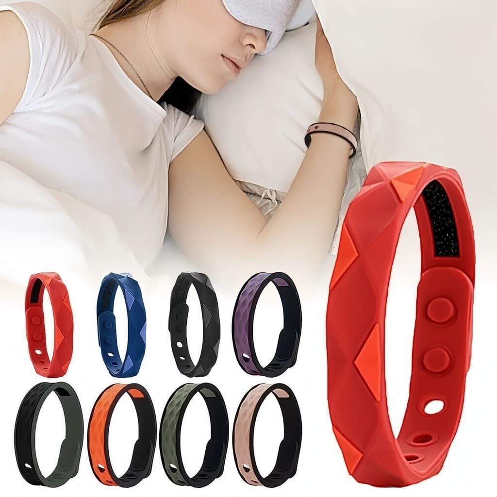 Pulseira Auxiliar de Sono de Silicone Anti-estática Ajustável Pulseira Auxiliar de Sono